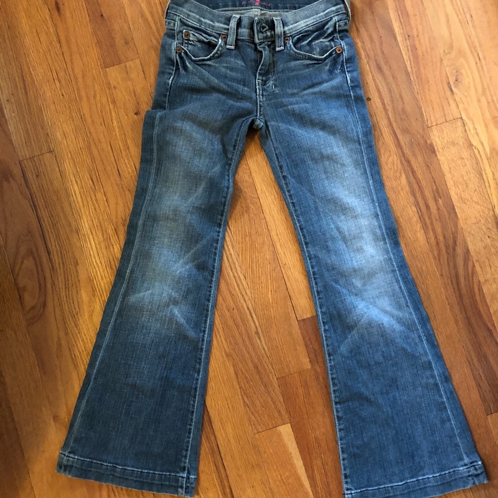 Little girls seven for all mankind dojo flare sz 7